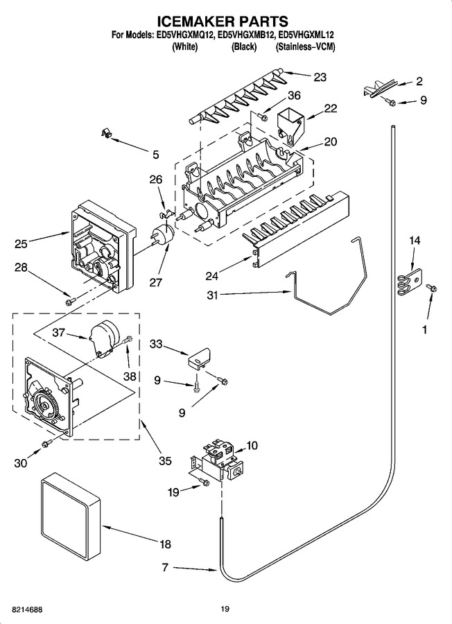 Diagram for ED5VHGXMB12