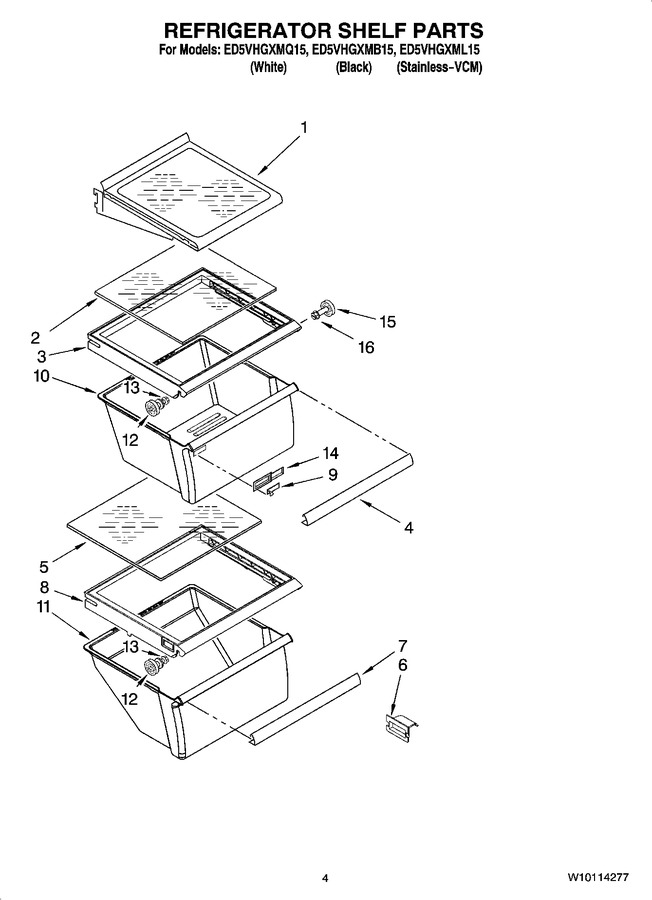 Diagram for ED5VHGXML15