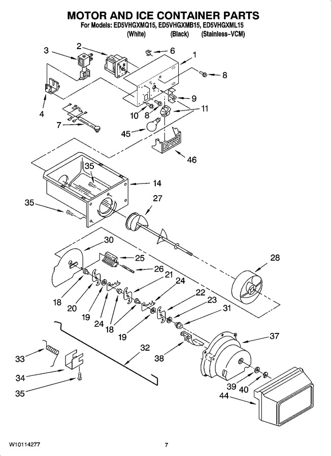 Diagram for ED5VHGXMB15