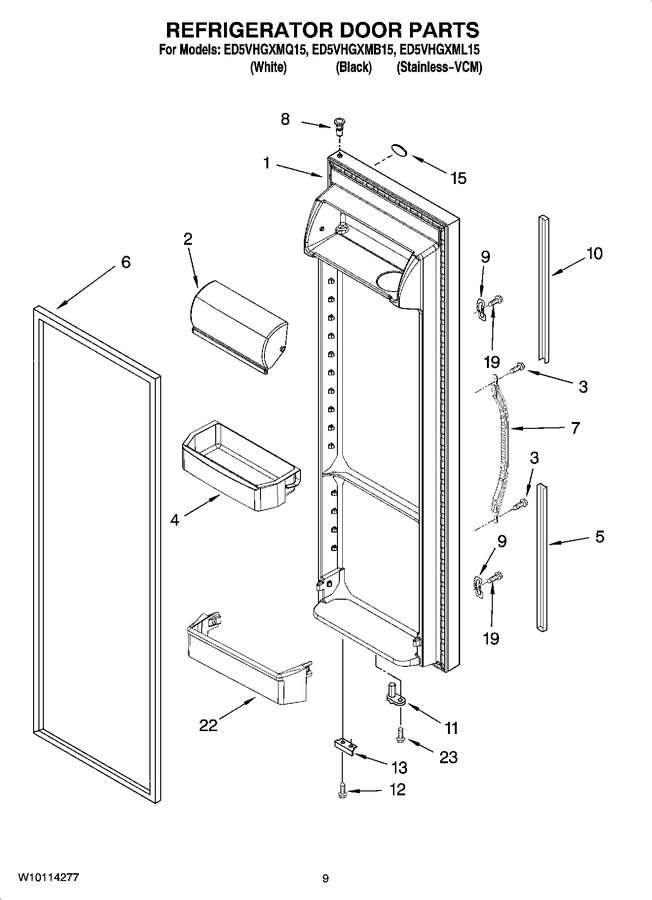 Diagram for ED5VHGXMB15