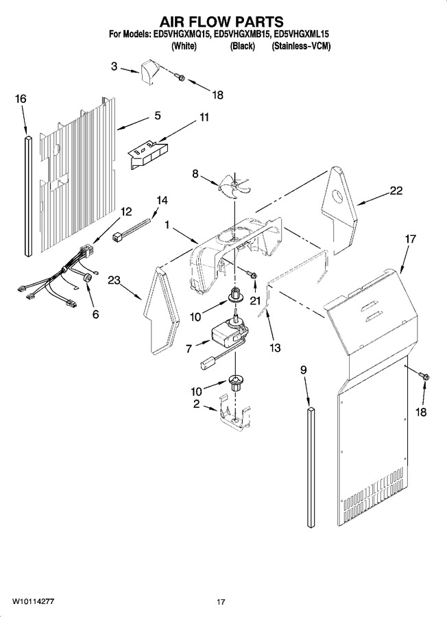 Diagram for ED5VHGXMB15