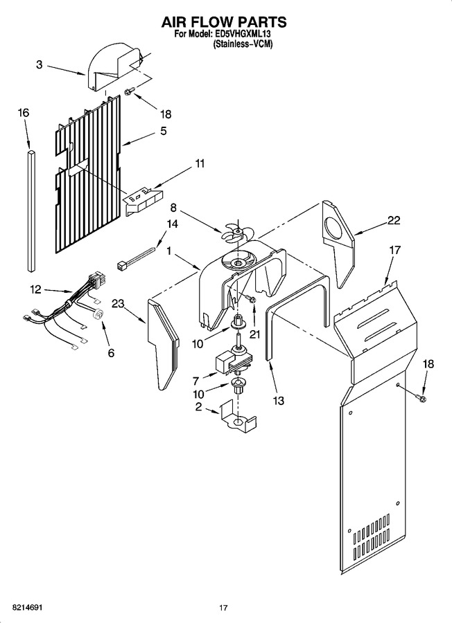 Diagram for ED5VHGXML13