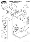 Diagram for 01 - Top And Console Parts