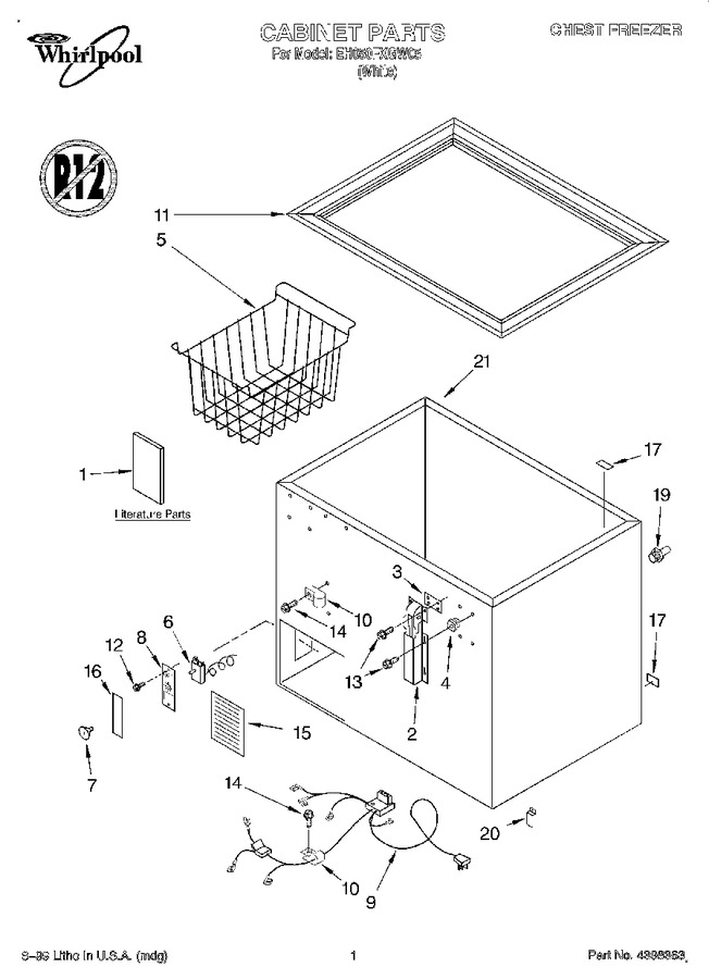 Diagram for EH050FXGW05