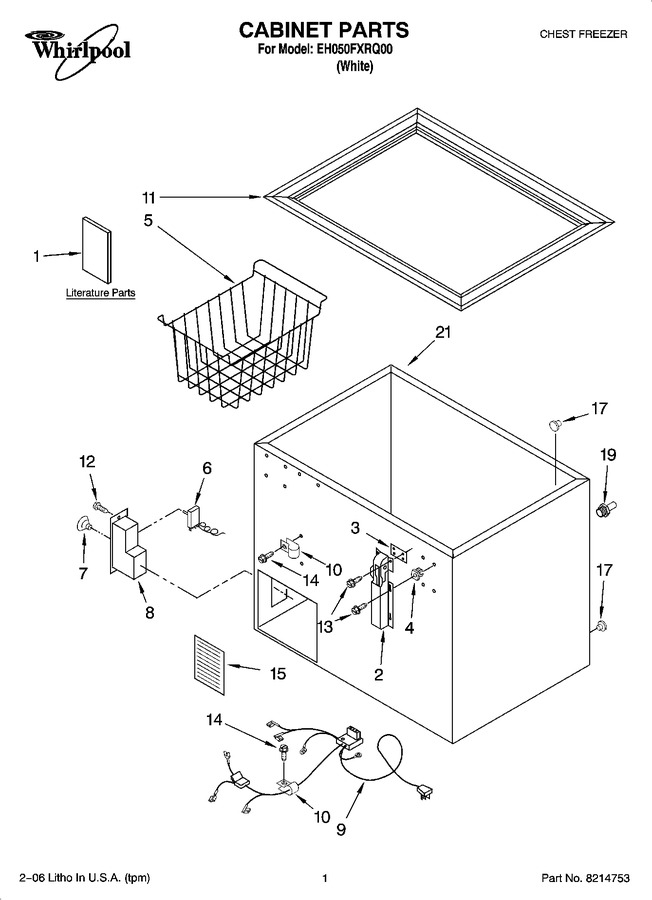 Diagram for EH050FXRQ00