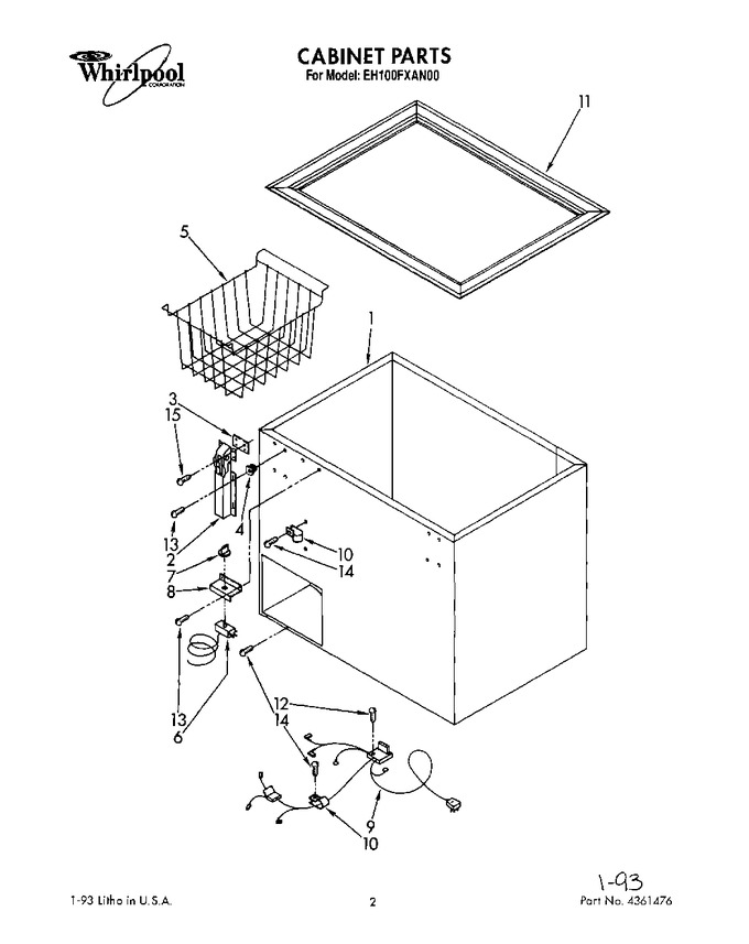 Diagram for EH100FXAN00