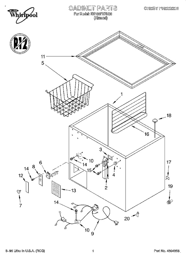 Diagram for EH100FXEN00