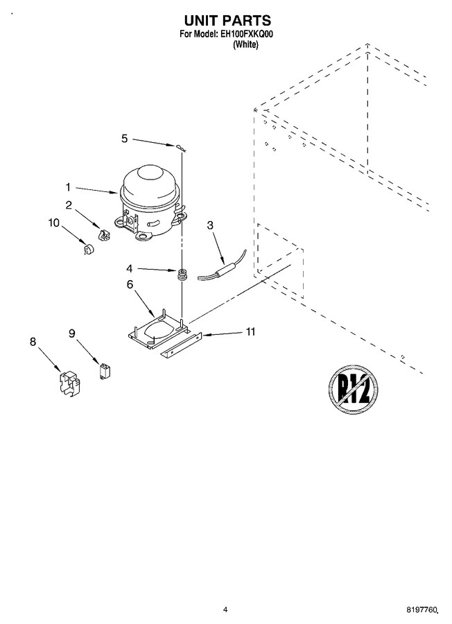 Diagram for EH100FXKQ00