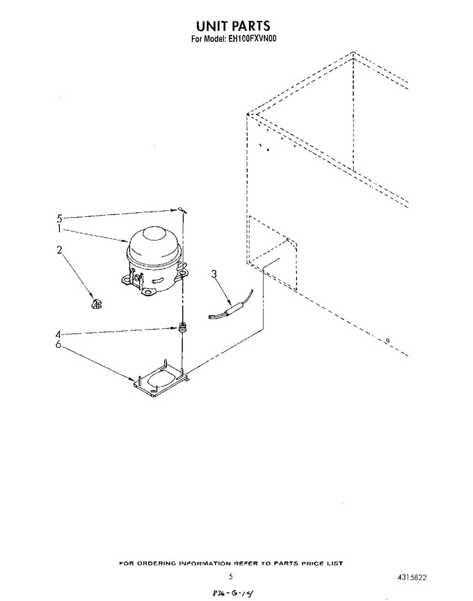 Diagram for EH100FXVN00