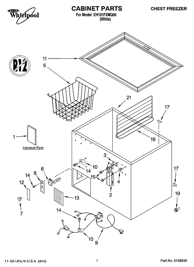 Diagram for EH101FXMQ00