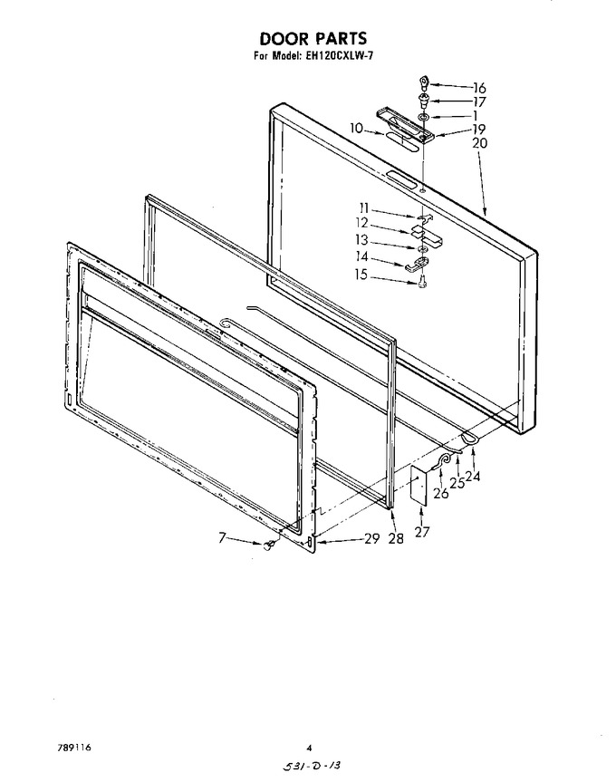 Diagram for EH120CXLW7