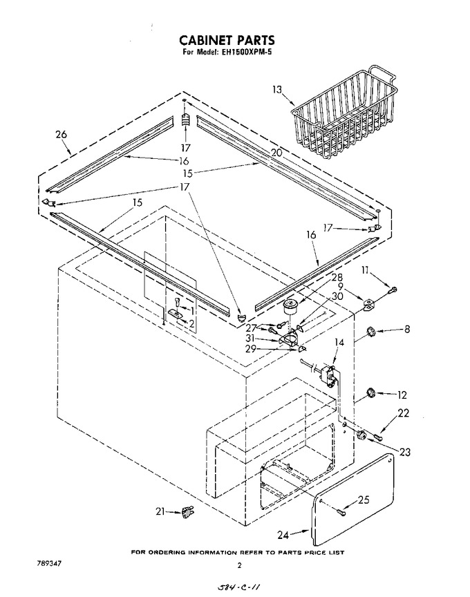Diagram for EH1500XPM5