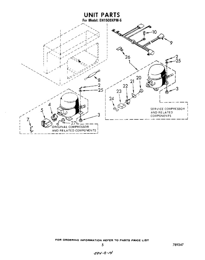 Diagram for EH1500XPM5
