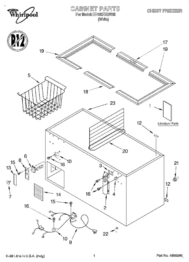 Diagram for EH150FXGW05