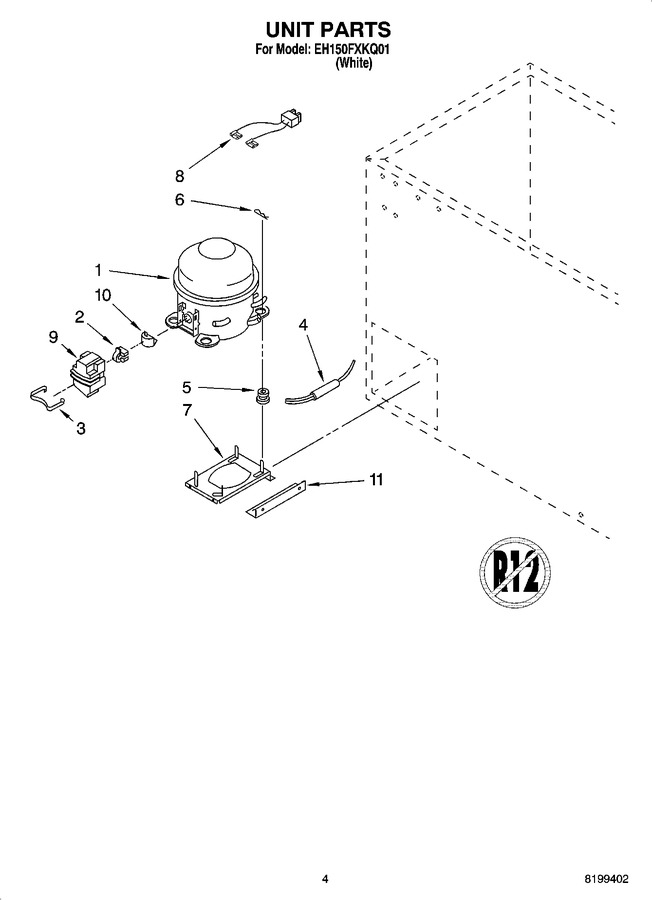 Diagram for EH150FXKQ01