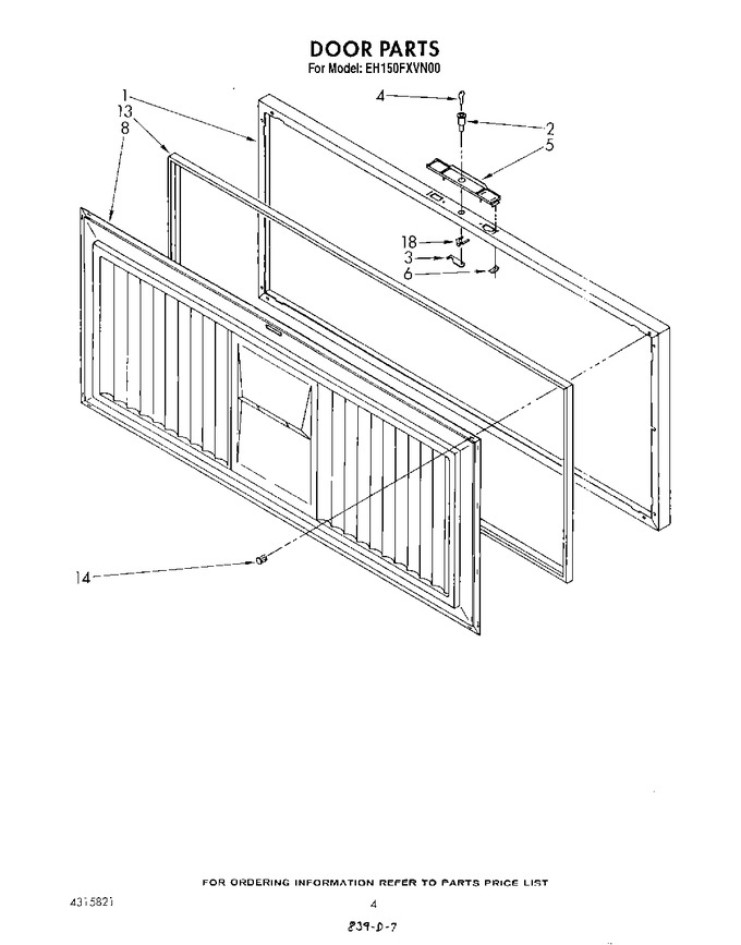 Diagram for EH150FXVN00