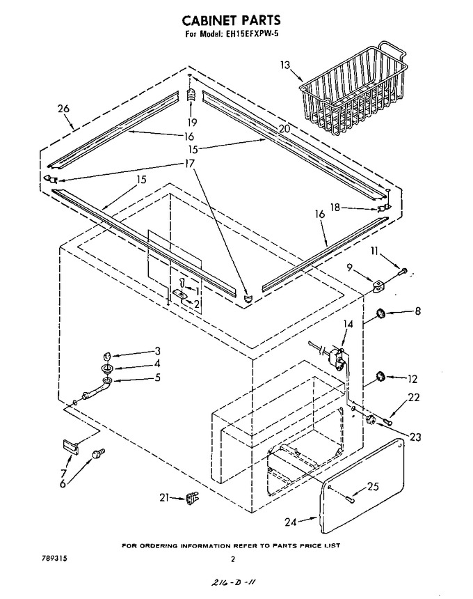 Diagram for EH15EFXPW5