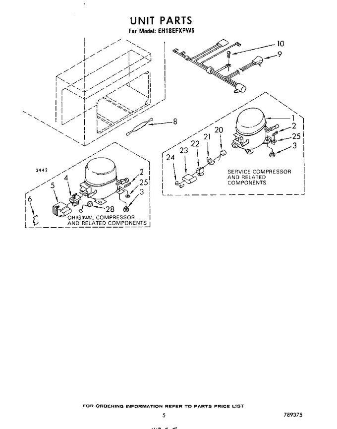 Diagram for EH18EFXPW5