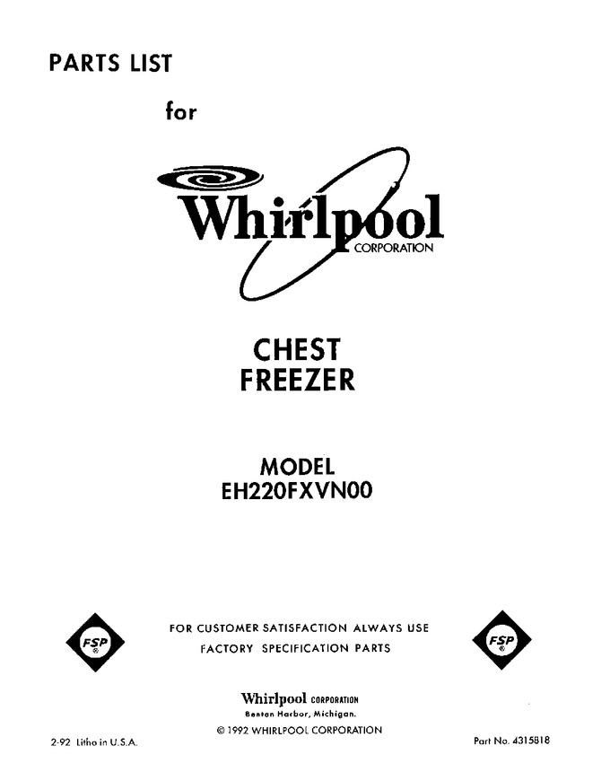 Diagram for EH220FXVN00
