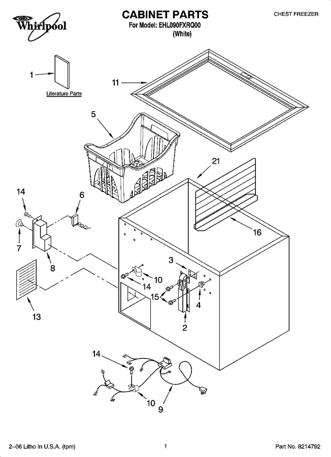 Diagram for EHL090FXRQ00
