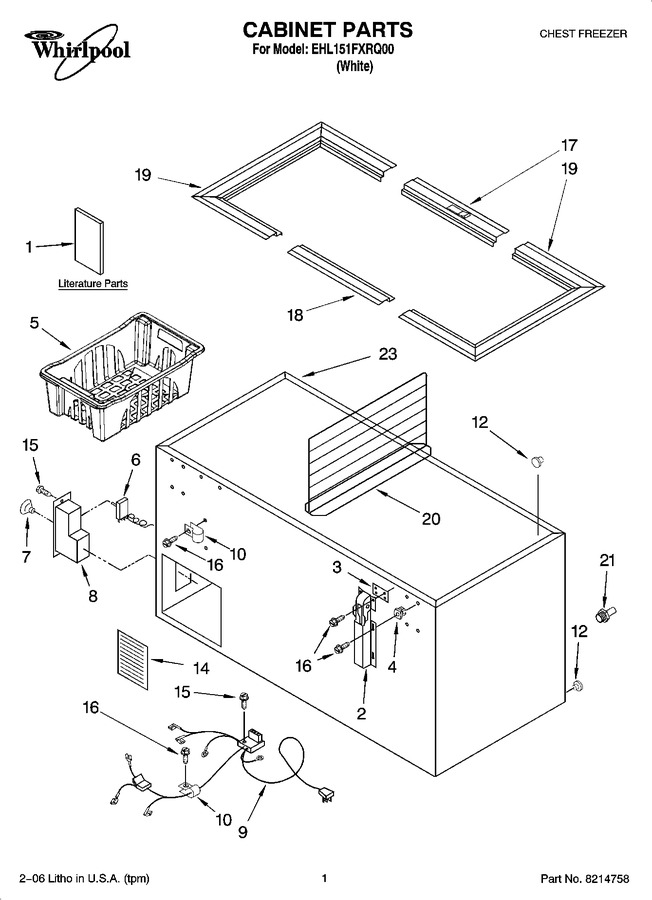 Diagram for EHL151FXRQ00