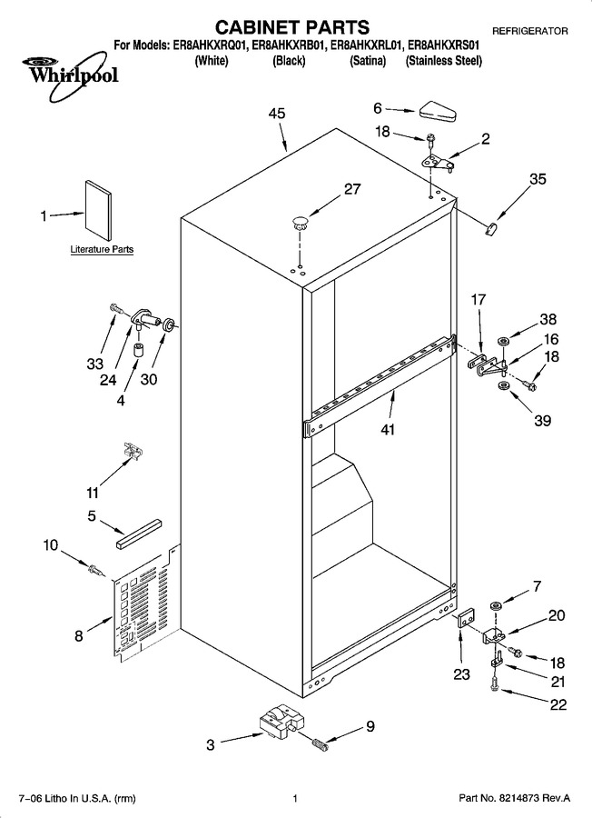 Diagram for ER8AHKXRQ01