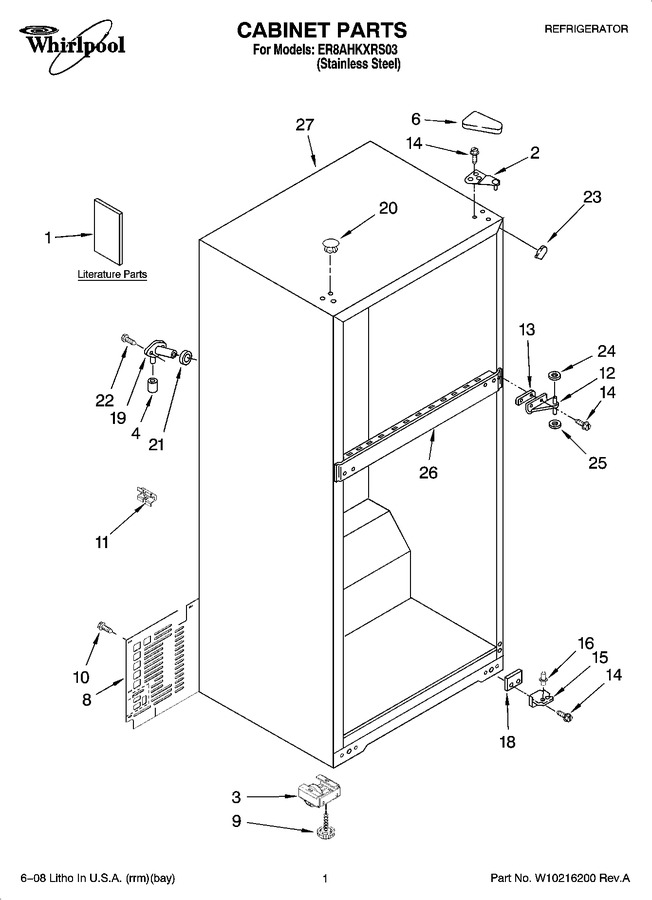 Diagram for ER8AHKXRS03