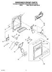 Diagram for 08 - Dispenser Front Parts