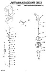 Diagram for 05 - Motor And Ice Container Parts