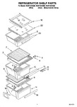 Diagram for 03 - Refrigerator Shelf Parts