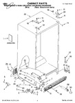 Diagram for 01 - Cabinet Parts