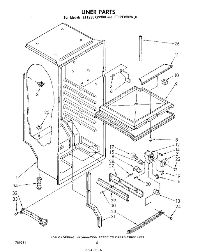 Diagram for ET12ECXPWR0