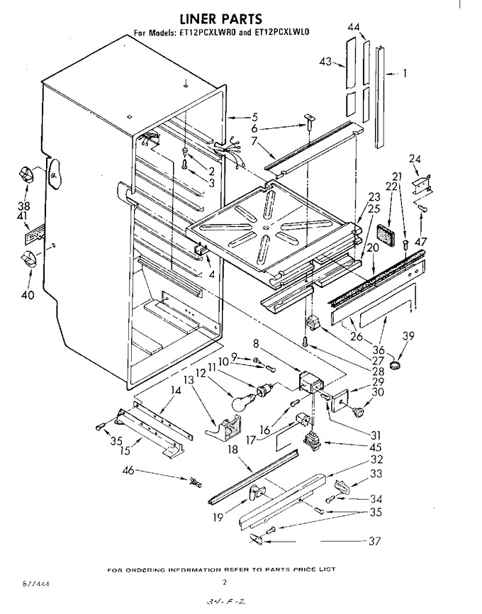 Diagram for ET12PCXLWR0
