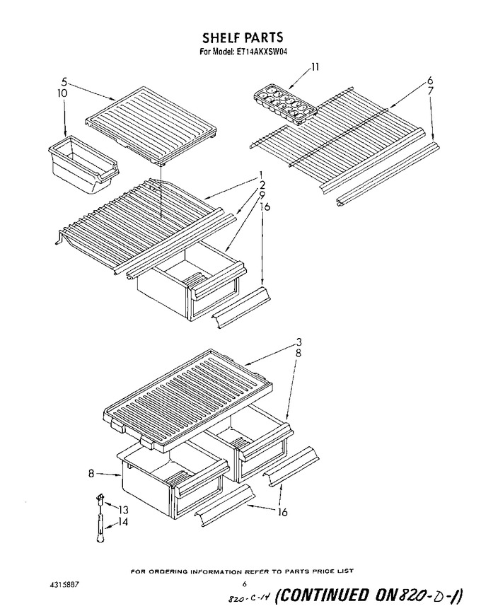 Diagram for ET14AKXSW04