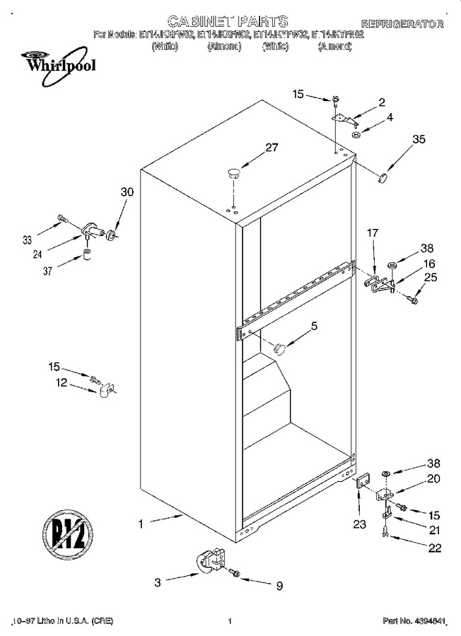Diagram for ET14JKYFW02
