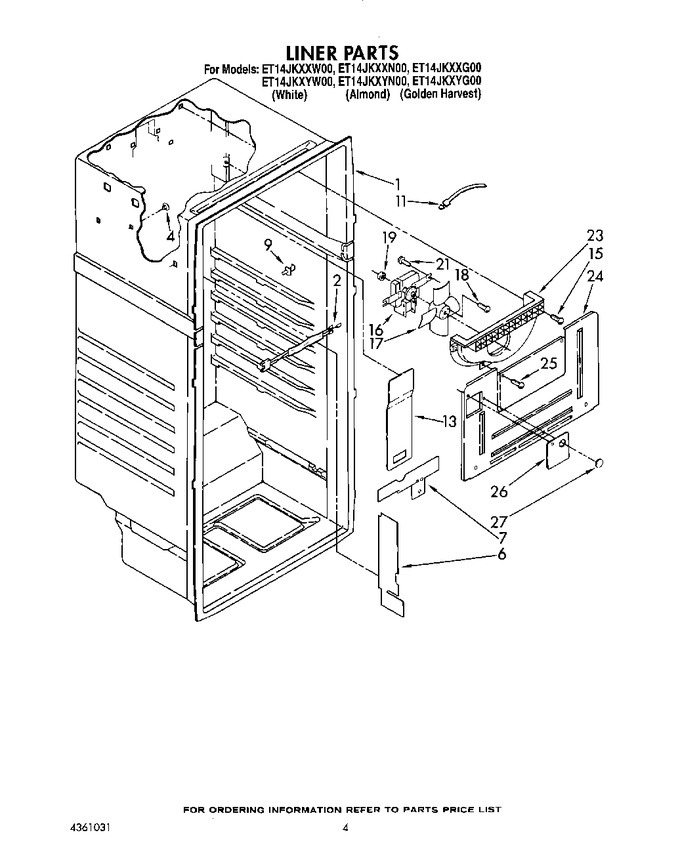 Diagram for ET14JKYXW00