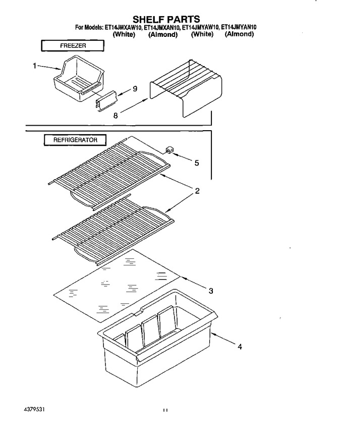 Diagram for ET14JMXAW10