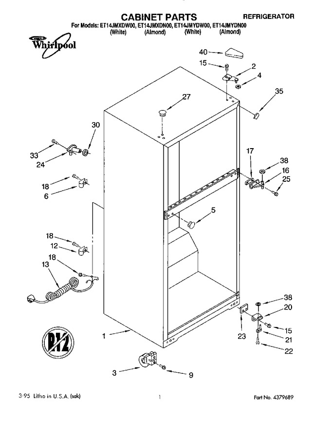 Diagram for ET14JMXDW00
