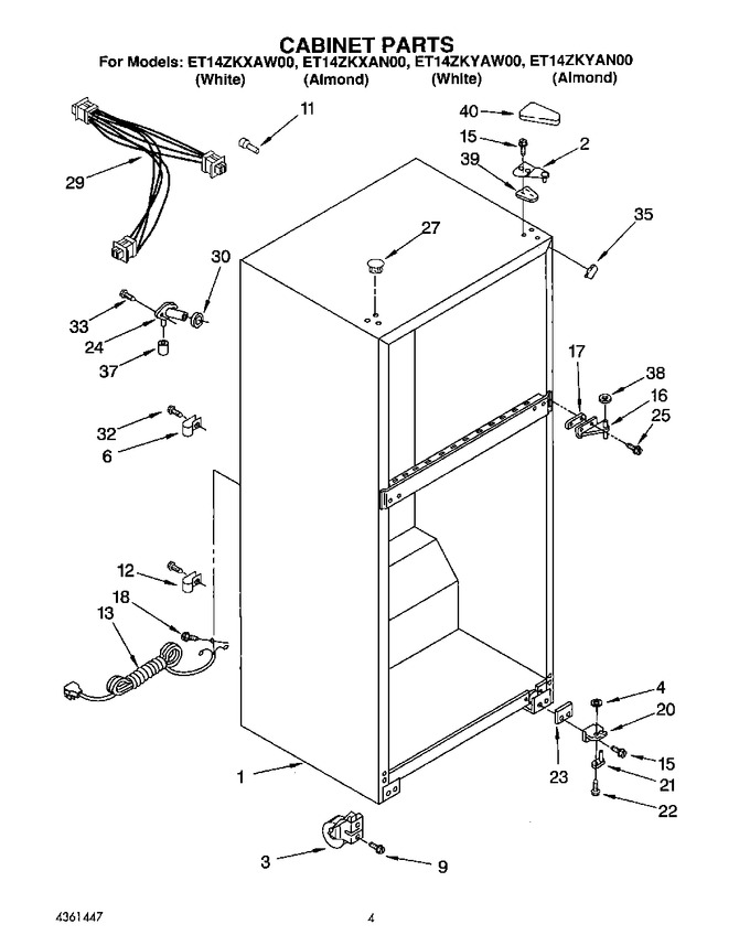 Diagram for ET14ZKYAN00