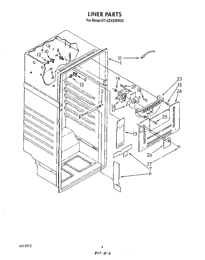 Diagram for ET14ZKXWG00