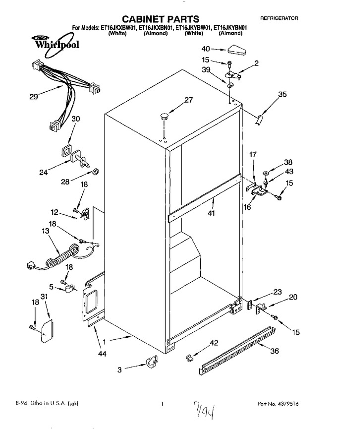 Diagram for ET16JKXBW01