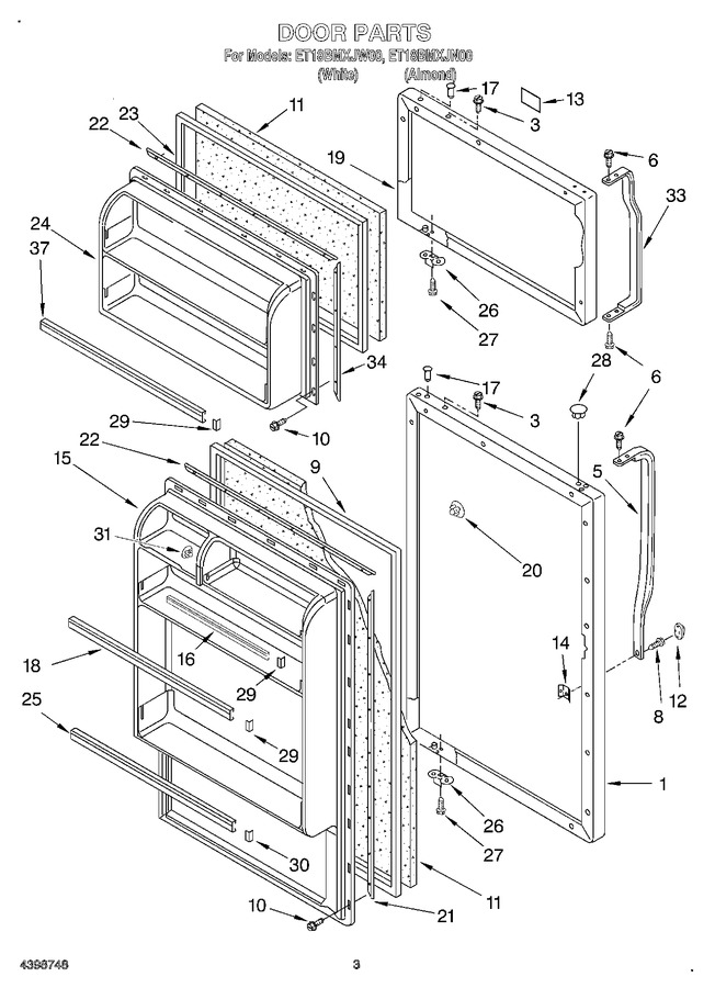 Diagram for ET18BMXJW00