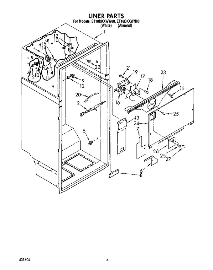 Diagram for ET18DKXWW00
