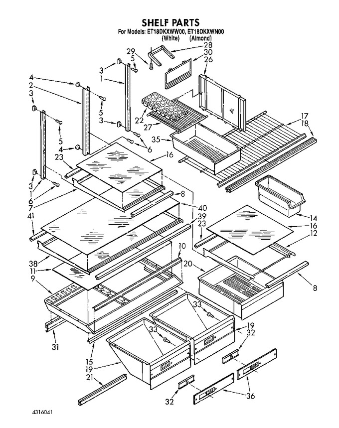 Diagram for ET18DKXWW00