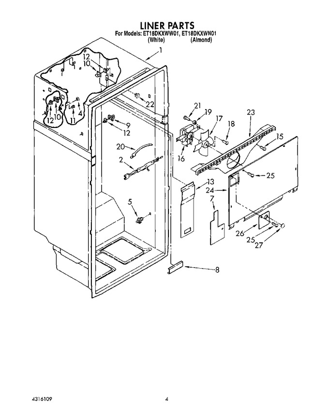 Diagram for ET18DKXWW01
