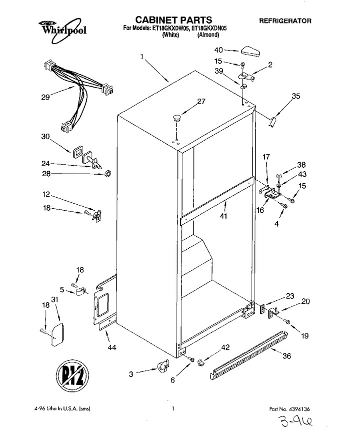 Diagram for ET18GKXDW05