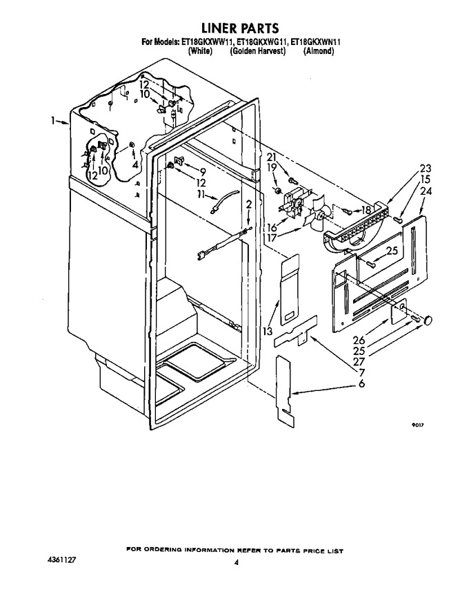 Diagram for ET18GKXWW11