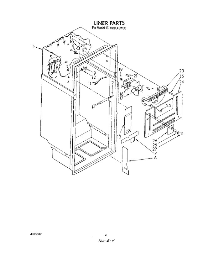Diagram for ET18HKXSW0B