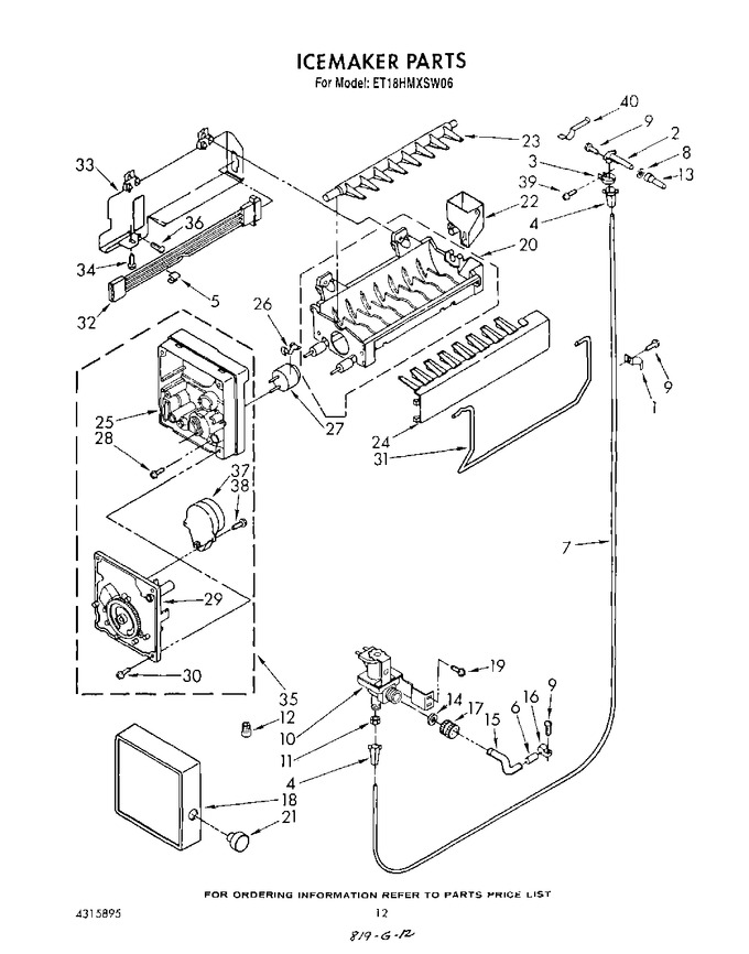 Diagram for ET18HMXSW06