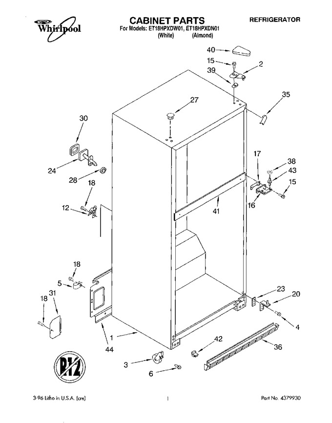 Diagram for ET18HPXDW01